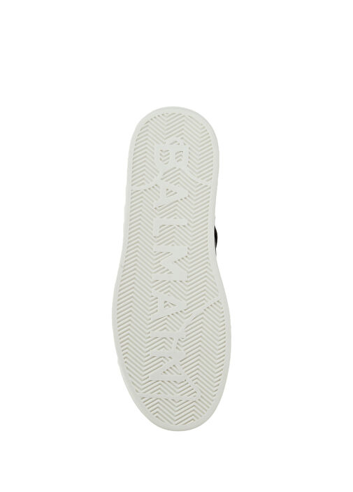 B-Court Siyah Beyaz Erkek Deri Sneaker - Görsel 6