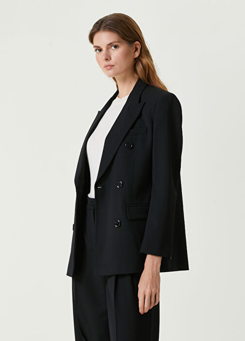 Pinko - Guinea Giacca Black Double-Breasted Jacket