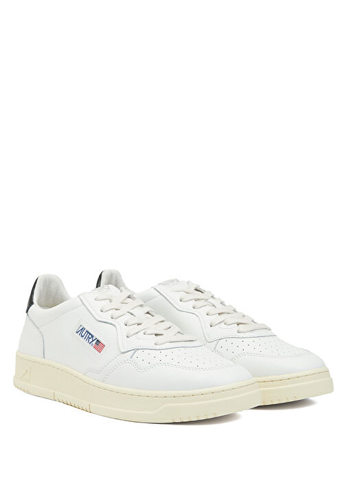 Beyaz Erkek Deri Sneaker - Görsel 3