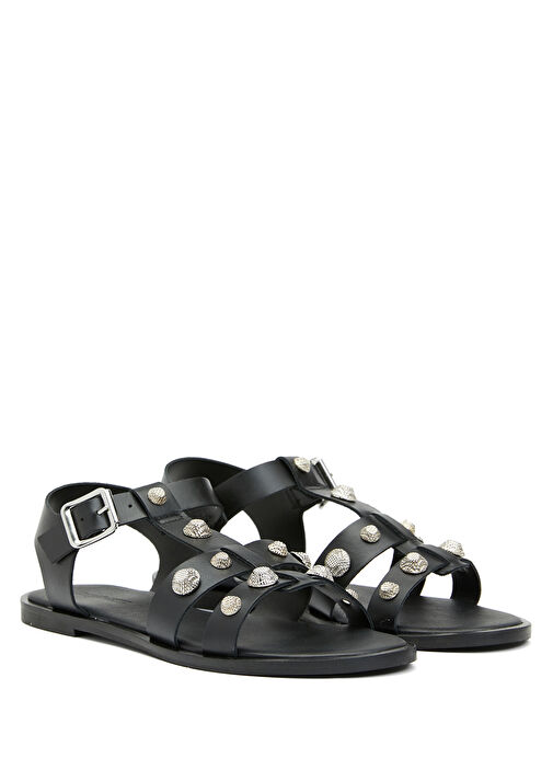 Divarese Divarese Siyah Kadın Deri Sandalet Beymen'de! Siyah - 3. görsel