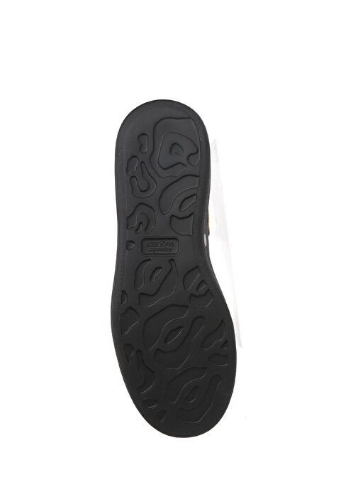 Oversized Siyah Gold Erkek Deri Sneaker - Görsel 6