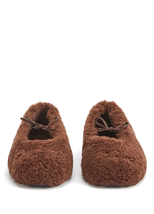 Teddy Kahverengi Kadın Süet Babet - Görsel 6