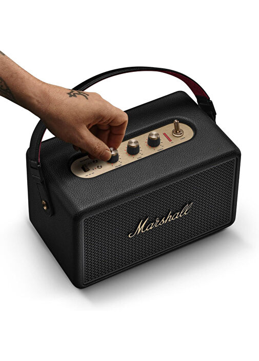 Marshall Kilburn III ブラック Marshall - Kilburn III Black Brass Bluetooth Hoparlör - Siyah