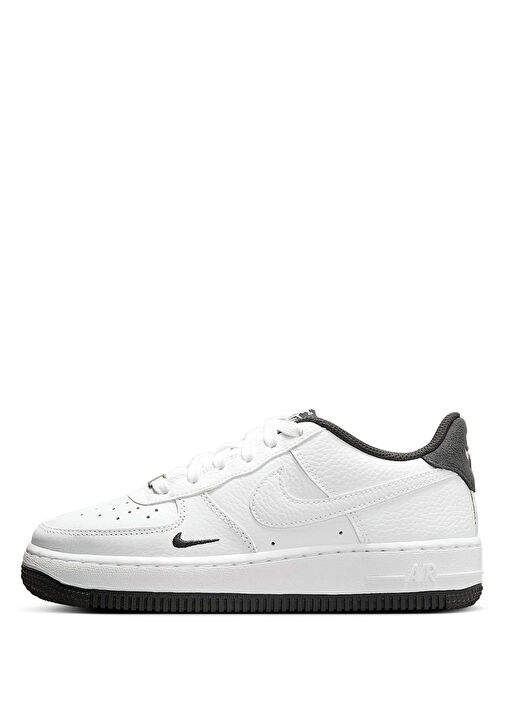 Air Force 1 LV8 Beyaz Çocuk Deri Sneaker - Görsel 3
