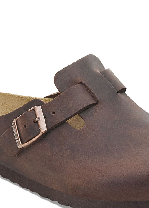 Boston SFB LEOI Koyu Kahverengi Erkek Deri Terlik - Görsel 7