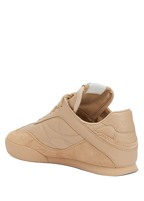 Kick Bej Kadın Deri Sneaker - Görsel 4