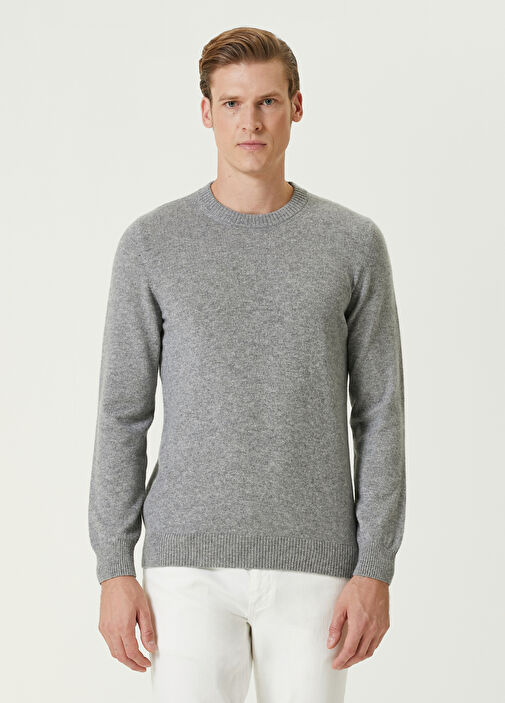 Light grey cashmere sweater best sale