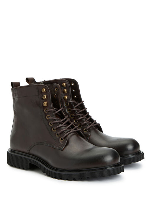 Kahverengi Erkek Deri Bot - Görsel 3
