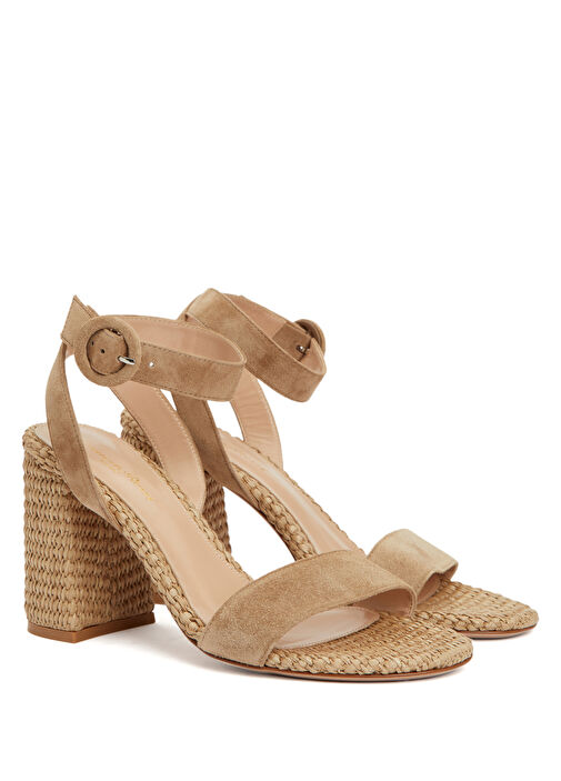 Luana Camel Kadın Deri Sandalet - Görsel 3