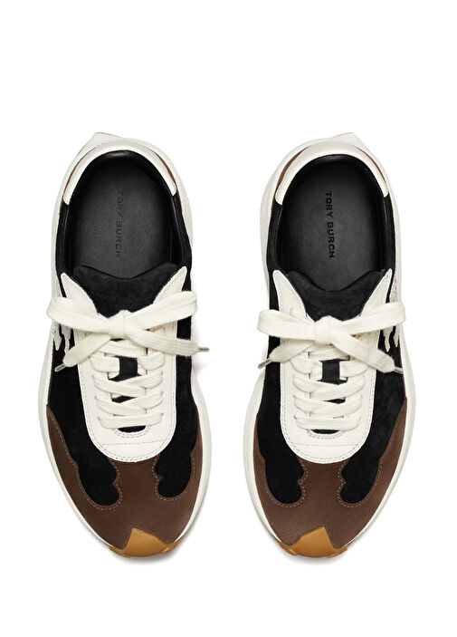 Siyah Kadın Deri Sneaker - Görsel 4