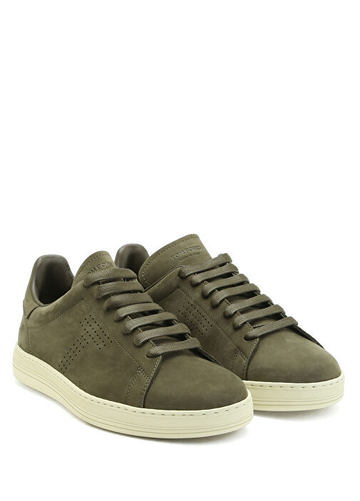 Warwick Haki Erkek Süet Sneaker - Görsel 3