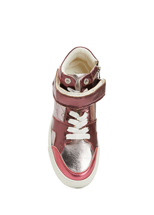 Çok Renkli Kadın Deri Sneaker - Görsel 5