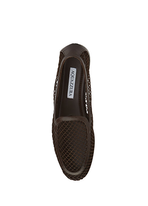 Koyu Kahverengi Kadın Loafer - Görsel 5