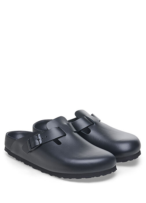 Boston EXQ Siyah Kadın Deri Terlik - Görsel 7
