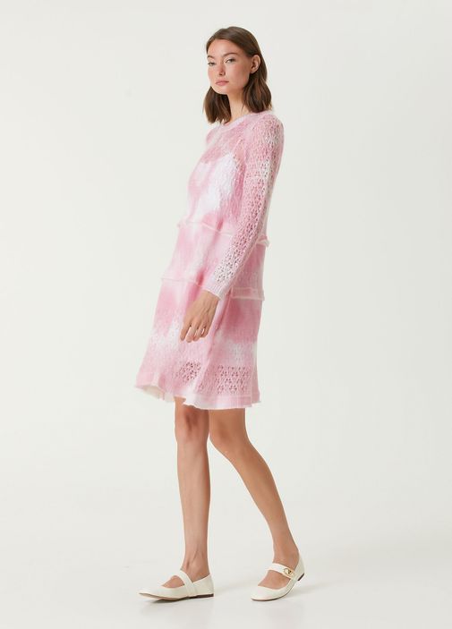 valentino pink knit dress Red US10
