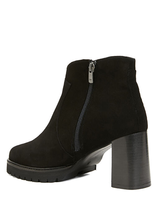 Siyah Kadın Süet Bot - Görsel 4