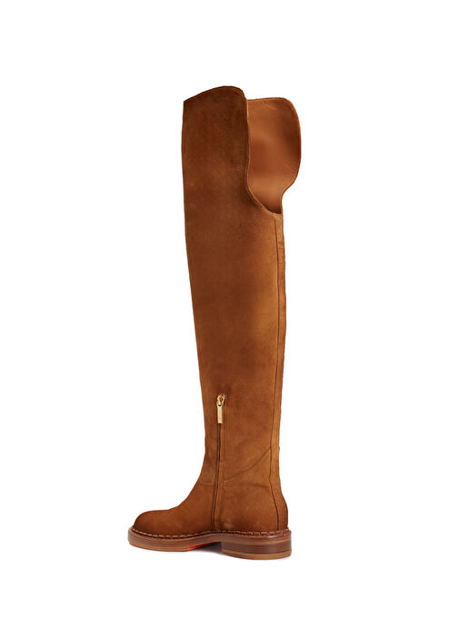 Taba Kadın Süet Çizme - Görsel 4