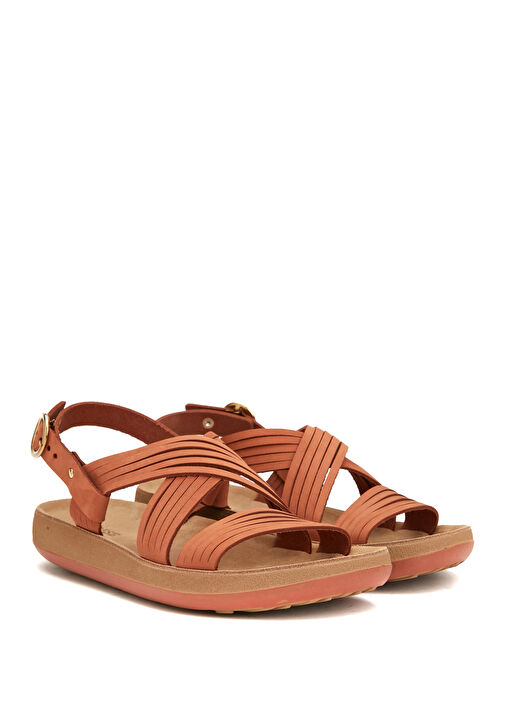 Somon Kadın Deri Sandalet - Görsel 3