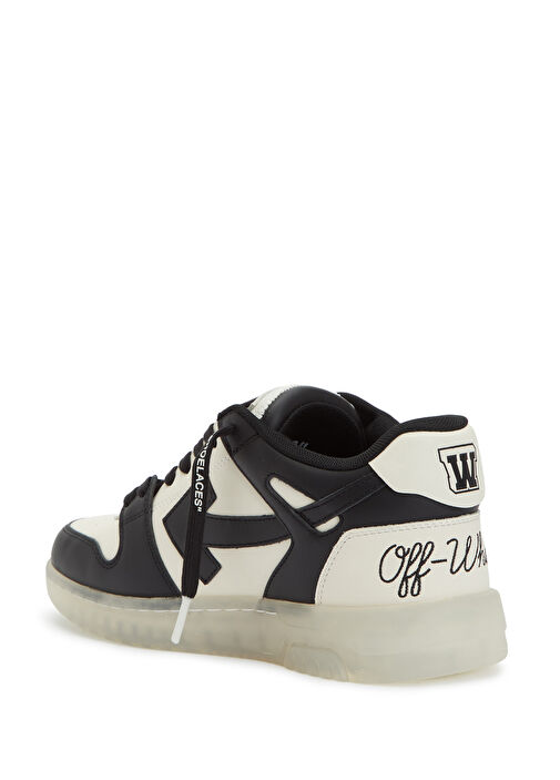 Off-white Off-white Out Of Office Siyah Beyaz Erkek Deri Sneaker | Beymen Siyah Beyaz - 4. görsel