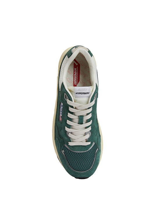 Hyperway Koyu Yeşil Erkek Deri Sneaker - Görsel 5