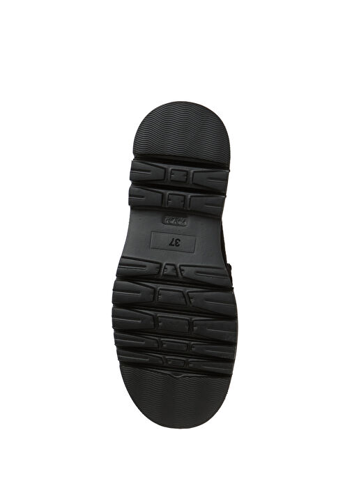 Siyah Kadın Deri Loafer - Görsel 6