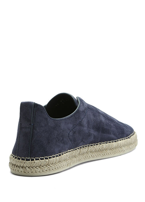 Lacivert Erkek Süet Sneaker - Görsel 4