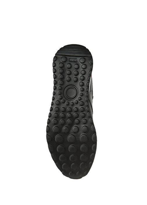 Siyah Erkek Deri Sneaker - Görsel 6