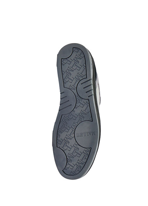 Gri Erkek Deri Sneaker - Görsel 5