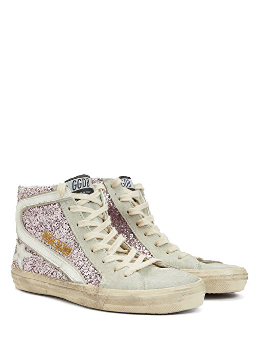 Slide Lila Kadın Bilek Boy Sneaker - Görsel 3