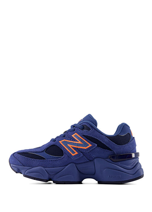 New Balance - 9060 Lacivert Çocuk Deri Sneaker - Mavi