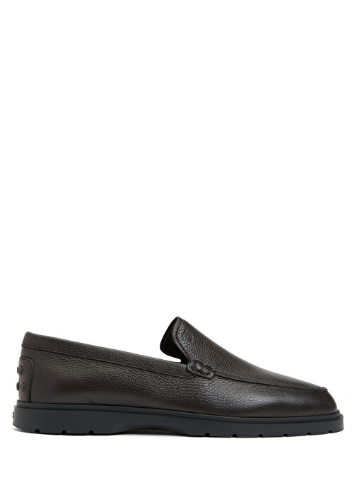 Kahverengi Erkek Deri Loafer - Görsel 2