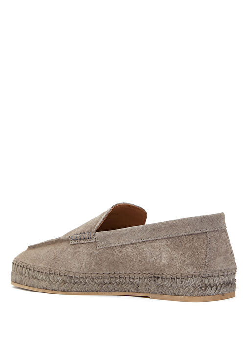 Kiton Gri Kiton Süet Erkek Loafer