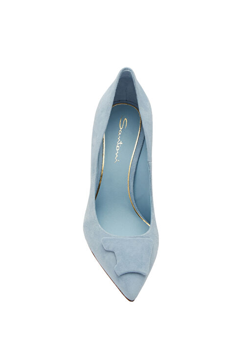 Mavi Süet Stiletto - Görsel 4