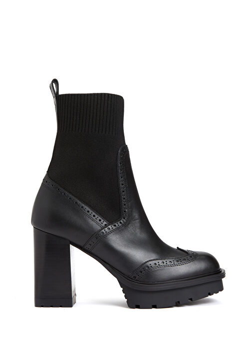Siyah Kadın Deri Bot - Görsel 2