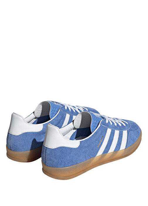 Adidas Mavi-Beyaz Kadın Gazelle Indoor Mavi Beyaz Kadın Deri