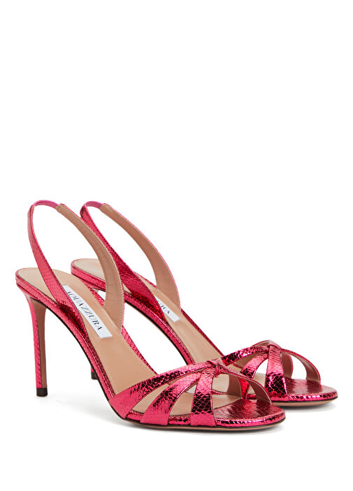 Tati Bordo Kadın Deri Sandalet - Görsel 3