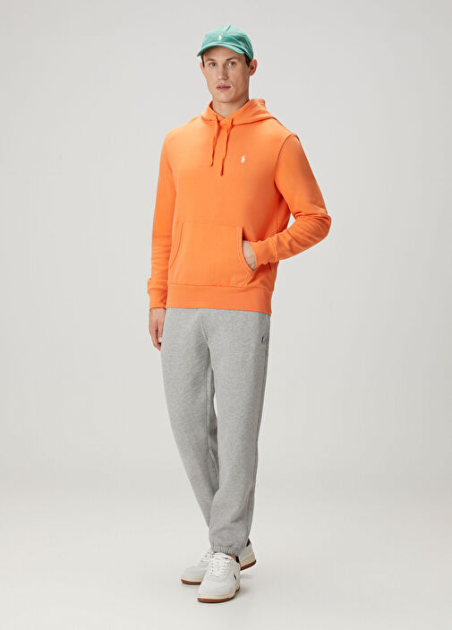 Polo Ralph Lauren - Turuncu Kapüşonlu Sweatshirt - Turuncu