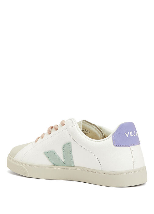 Esplar Chromefree Beyaz Unisex Çocuk Deri Sneaker - Görsel 4