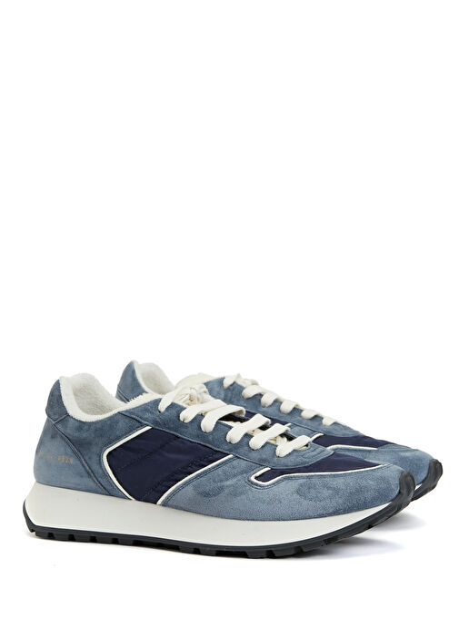 Track Lacivert Erkek Deri Sneaker - Görsel 3