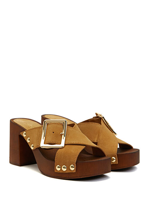 Divarese Divarese Hardal Kadın Deri Terlik Beymen'de! Hardal - 3. görsel