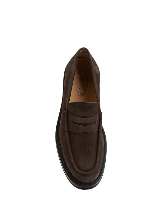 Kahverengi Bantlı Erkek Süet Loafer - Görsel 5