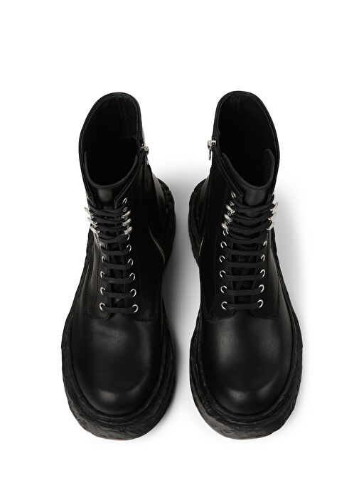 Vamonos Siyah Erkek Deri Bot - Görsel 5