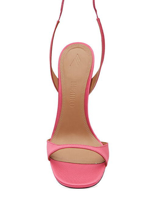 Ora Fuşya Kadın Saten Sandalet - Görsel 5