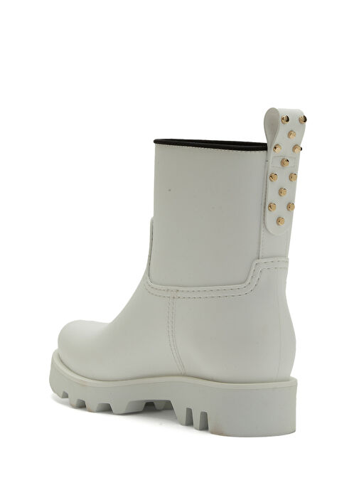 Ekru Trok Detaylı Kadın Bot - Görsel 4