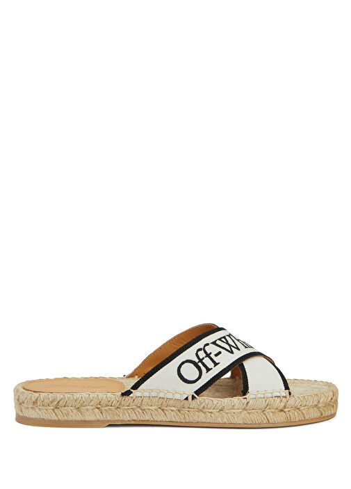 Bej Siyah Kadın Terlik - Görsel 2