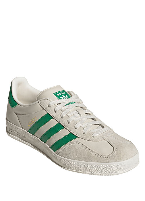 Gazelle Indoor Beyaz Yeşil Kadın Deri Sneaker - Görsel 3
