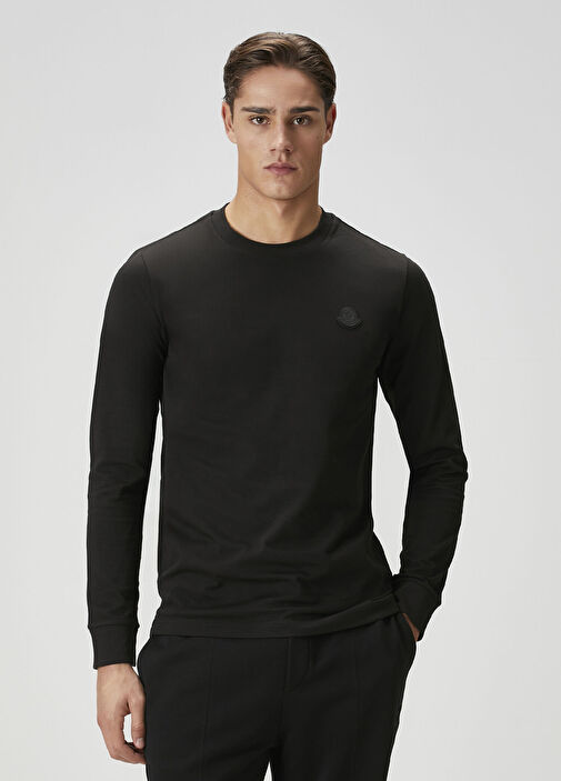 Moncler Siyah Erkek Siyah Uzun Kollu T-shirt 1775544 | Beymen