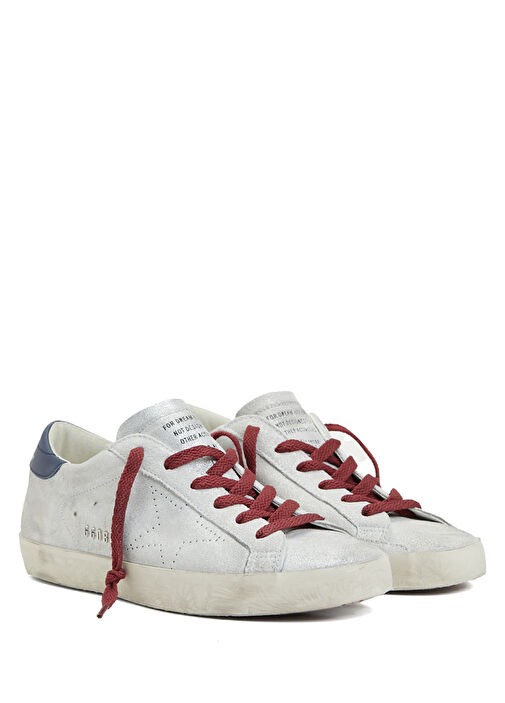 Golden Goose Golden Goose Gümüş Super Star Silver Kadın Deri Sneaker | Beymen Gümüş - 3. görsel