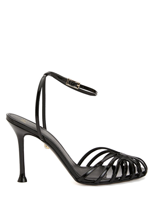 Ally Siyah Kadın Deri Sandalet - Görsel 2