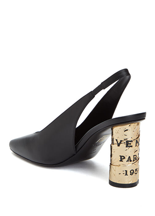 Siyah Kadın Deri Sandalet - Görsel 4